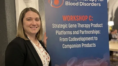 Angela Johnson at the Gene Therapy for Rare Blood Disorders Conference, Boston, March 2021